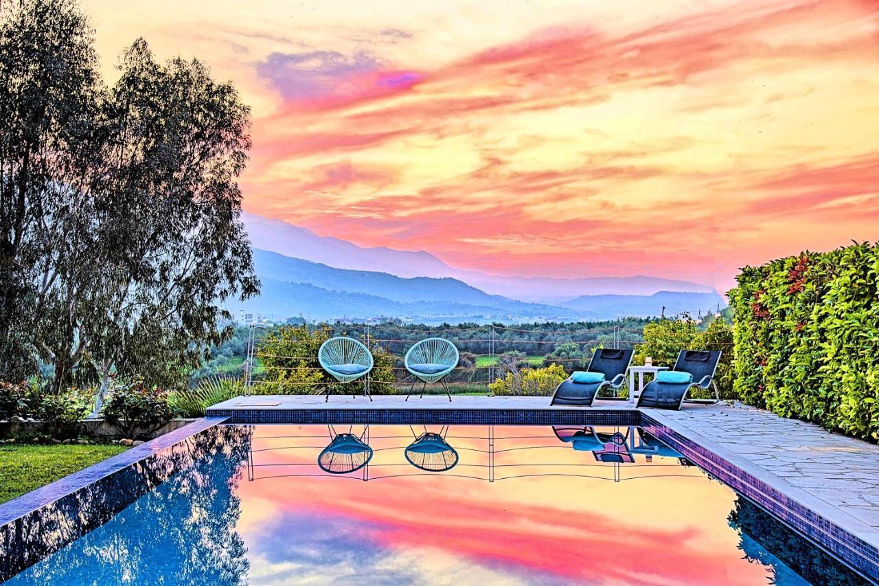 Cretan Mansion With Heated Swimming Pool Villa Georgioupoli Exterior foto