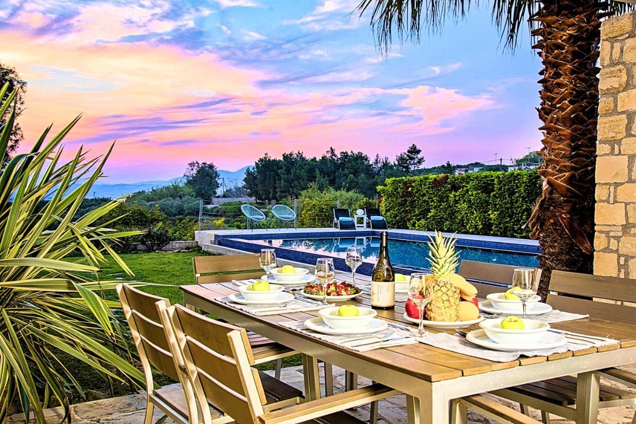Cretan Mansion With Heated Swimming Pool Villa Georgioupoli Exterior foto